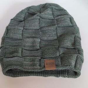 Green Knit Beanie for Men Or Women